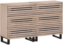 vidaXL Dulapuri, 2 buc. , 60x34x75 cm, lemn masiv de mango GartenMobel Dekor (3217084) Comoda