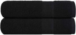 vidaXL Prosoape de mana 2 buc Negru 50x100 cm 360 g/m2 100% bumbac GartenMobel Dekor (136950) Prosop