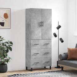 vidaXL Dulap înalt, gri beton, 69, 5x34x180, lemn compozit GartenMobel Dekor (3195871) Comoda
