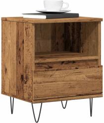 vidaXL Noptiera, lemn vechi, 40x35x50 cm, lemn prelucrat GartenMobel Dekor (857358)
