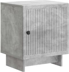 vidaXL Noptiera gri beton din lemn prelucrat, 43 x 34, 5 x 50 cm, vintage (893881)