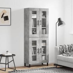 vidaXL Dulap înalt, gri beton, 69, 5x34x180, lemn compozit GartenMobel Dekor (3198301) Comoda