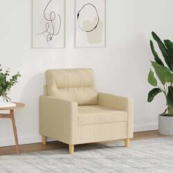 vidaXL Fotoliu canapea, crem, 60 cm, material textil GartenMobel Dekor (359221) Canapea