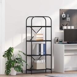 vidaXL Raft pentru carti Stejar negru 60 x 30 x 146 cm Lemn compozit GartenMobel Dekor (879857) Biblioteca