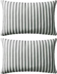 vidaXL Perne de exterior, 2 buc. , gri, 60 x 40 cm, imprimeu dungi GartenMobel Dekor (132311)