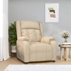 vidaXL Fotoliu rabatabil, crem, material textil GartenMobel Dekor (348117)