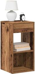 vidaXL Noptiere cu sertar 2 buc lemn vechi 35x34x66, 5 cm GartenMobel Dekor (858728)