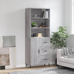vidaXL Dulap înalt, gri sonoma, 69, 5x34x180 cm, lemn compozit GartenMobel Dekor (3189467) Comoda