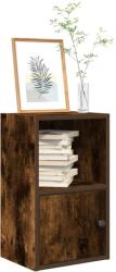 vidaXL Biblioteca, stejar fumuriu, 31x24x52 cm, lemn prelucrat GartenMobel Dekor (860323) Biblioteca