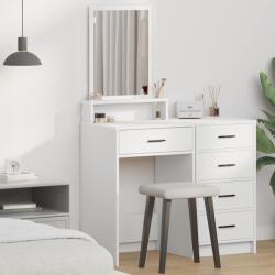 vidaXL Masa de Machiaj cu sertar Alb 50 x 41 x 140 cm Lemn compozit GartenMobel Dekor (865127)
