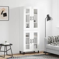 vidaXL Dulap înalt, alb, 69, 5x34x180 cm, lemn compozit GartenMobel Dekor (3198297) Comoda