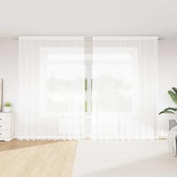 vidaXL Cortina din Dantela cu perdele Alb 280 x 300 cm Poliester GartenMobel Dekor (4107785)
