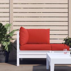 vidaXL Perne pentru canapea din paleti, 3 buc. , rosu, material textil GartenMobel Dekor (315070)