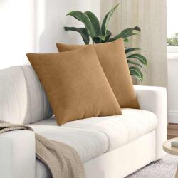 vidaXL Perne pentru canapea 2 pcs Maro 60 x 60 cm GartenMobel Dekor (42014022)