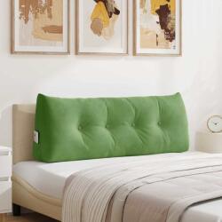 vidaXL Perna pentru spate Verde deschis 120 x 24 x 50 cm Catifea GartenMobel Dekor (42014490)