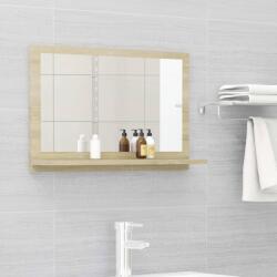 vidaXL Oglinda de baie, stejar sonoma, 60 x 10, 5 x 37 cm, PAL GartenMobel Dekor (804565)
