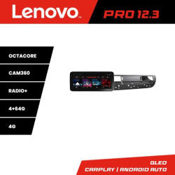 Lenovo Navigatie Android Citroen C5 2008-2017 Lenovo Pro 12.3 QLED 4GB+64GB (KIT-C5+PRO-12.3-4+64+KIT-10-9)