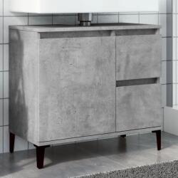 vidaXL Dulap de chiuveta, gri beton, 65x33x60 cm, lemn prelucrat GartenMobel Dekor (857122)