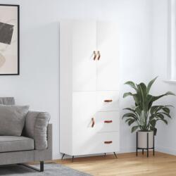 vidaXL Dulap înalt, alb, 69, 5x34x180 cm, lemn compozit GartenMobel Dekor (3195875) Comoda