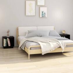vidaXL Noptiere, 2 buc. , negru, 40x30x40 cm, lemn masiv de pin GartenMobel Dekor (813344)