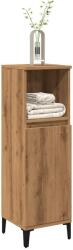 vidaXL Dulap de baie, stejar artizanal, 30x30x100 cm, lemn prelucrat GartenMobel Dekor (857112)