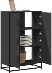 vidaXL Dulapuru negru 68x35x106, 5 cm lemn si metal prelucrat GartenMobel Dekor (849069) Comoda