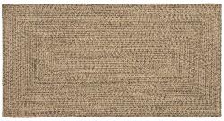 vidaXL Covor Basketweave Natural si negru 80 x 150 cm Iuta GartenMobel Dekor (42010492) Covor