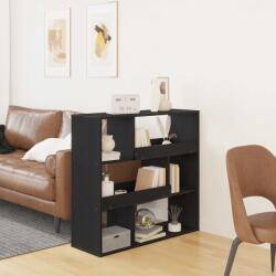 vidaXL raft de carti Stejar Negru 100 x 33 x 94, 5 cm Lemn compozit GartenMobel Dekor (3423357) Biblioteca