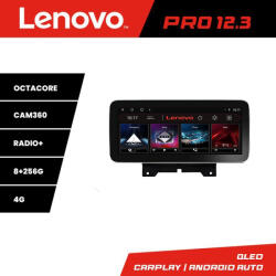 Lenovo Navigatie Android Lenovo PRO 12.3 QLED 4G pentru Range Rover Sport 2005-2010 (kit-sport08+PRO-12.3-8+256)