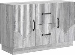 vidaXL Bufet cu sertar Sonoma gri 89 x 34, 5 x 57 cm Lemn prelucrat GartenMobel Dekor (895351) Comoda