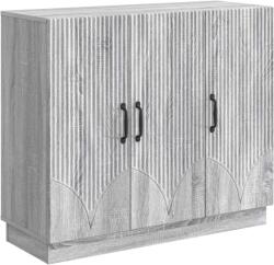 vidaXL Bufet Sonoma gri 89 x 34, 5 x 77 cm Lemn prelucrat GartenMobel Dekor (895341) Comoda