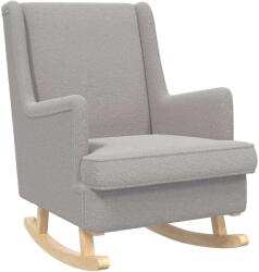 vidaXL Scaun balansoar Gri deschis 62 x 80 x 85 cm Tarfa de oaie GartenMobel Dekor (42029970) Balansoar