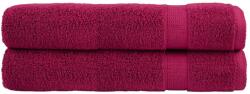 vidaXL Prosoape premium SOLUND 2 buc rosu bordo 100x200cm 600gsm GartenMobel Dekor (137221) Prosop