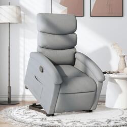 vidaXL Fotoliu rabatabil cu ridicare, gri deschis, material textil GartenMobel Dekor (3203978)