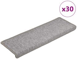 vidaXL Covorase pentru scari, 30 buc. , 65x21x4 cm, gri deschis, cu margini dreptunghiulare GartenMobel Dekor (3365768) Covor