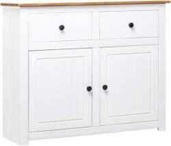 vidaXL Servanta, alb, 93x40x80 cm, lemn masiv pin, gama Panama GartenMobel Dekor (282699) Comoda