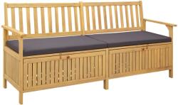 vidaXL Banca cu spatiu de depozitare cu perna cu depozitare cu usa GartenMobel Dekor (42026796)