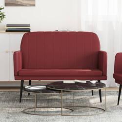 vidaXL Banca, rosu vin, 107x80x81 cm, piele ecologica GartenMobel Dekor (351402)