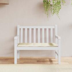 vidaXL Perna de banca de gradina, crem, 120x50x3 cm, textil oxford GartenMobel Dekor (43198)