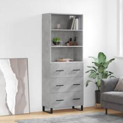 vidaXL Dulap înalt, gri beton, 69, 5x34x180, lemn compozit GartenMobel Dekor (3189409) Comoda