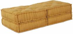 vidaXL Canapea modulara Manual 2 pcs Galben 70 x 70 x 36 cm tesatura GartenMobel Dekor (3315085)