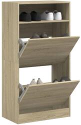 vidaXL Pantofar, stejar sonoma, 60x34x116 cm, lemn prelucrat GartenMobel Dekor (840017) Pantofar