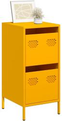 vidaXL Dulap, galben mustar, 35x39x73, 5 cm, otel laminat la rece GartenMobel Dekor (851397) Comoda