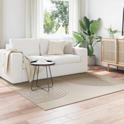 vidaXL Covor patrat bej 200x200 cm, antiderapant, lavabil, pentru living (42022812) Covor