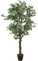 vidaXL Arbore ficus artificial 1008 de frunze 180 cm verde GartenMobel Dekor (359028)