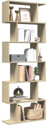 vidaXL Biblioteca/separator 6 niveluri stejar sonoma 70x24x193 cm lemn GartenMobel Dekor (858086) Biblioteca