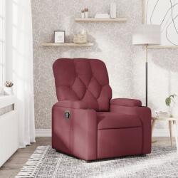 vidaXL Fotoliu rabatabil, rosu vin, material textil GartenMobel Dekor (372482)