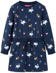 vidaXL Rochie pentru copii cu maneci lungi, bleumarin, 116 GartenMobel Dekor (14844)