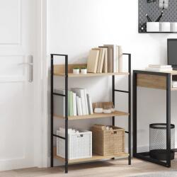 vidaXL Etajera carti 3 rafturi, stejar, 60x27, 6x90, 5 cm lemn prelucrat GartenMobel Dekor (288219) Biblioteca