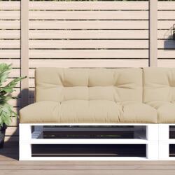vidaXL Perne pentru paleti, 2 buc. , bej, material textil GartenMobel Dekor (360736)
